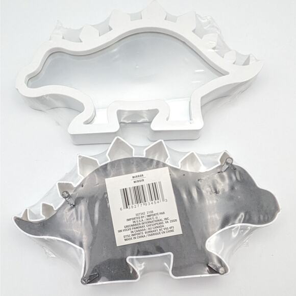 4 Piece Set Decorative Dinosaur Nursery Bathroom Mirror Home Decor - Picture 4 of 9